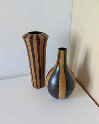 Vasi design in legno 