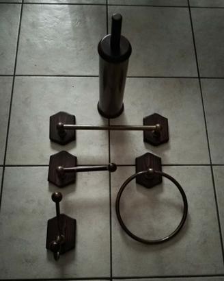 Accessori bagno legno