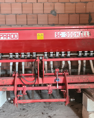 Seminatrice GASPARDO da tre metri ripasso e semina