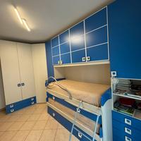 Cameretta a ponte 3 letti + cabina armadio