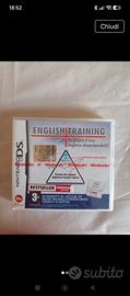 gioco Nintendo Ds English Training 