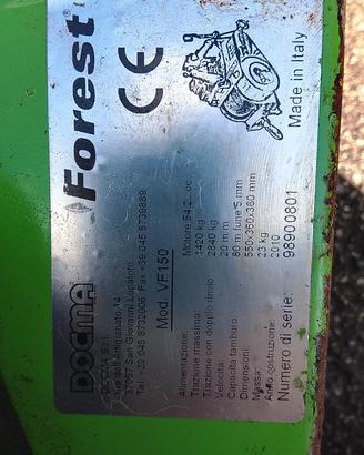 verricello forestale VF150