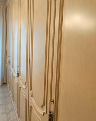 Armadio stile classico 6 ante colore avorio