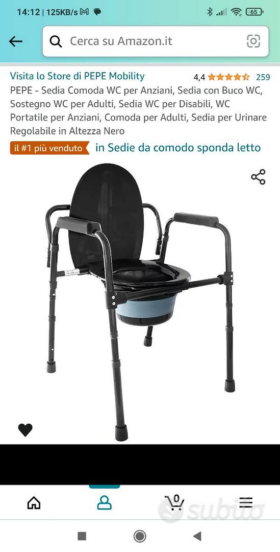 Sedia WC comoda per anziani - Arredamento e Casalinghi In vendita a Padova
