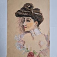Pastello su carta da spolvero 35x50 