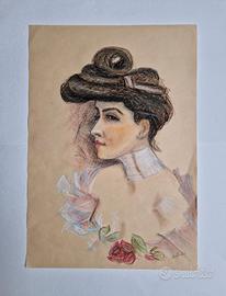 Pastello su carta da spolvero 35x50 