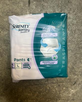 Pants Serenity Notte Maxi taglia L 8 confezioni