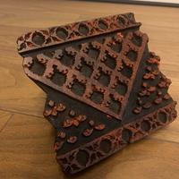 Timbro antico per stampa tessuti