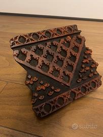 Timbro antico per stampa tessuti