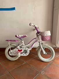 Bicicletta per bambina Fiocco con cestino