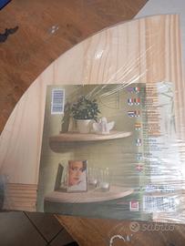 n. 2 ripiani ad angolo in pino