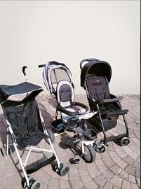 set 3 passeggini