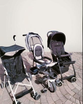 set 3 passeggini