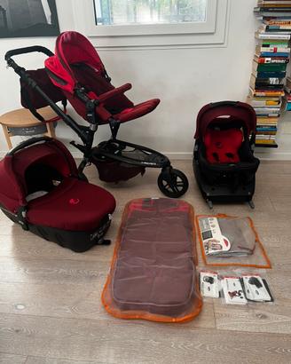 Trio janè 3 ruote con (passeggino+culla+ovetto)