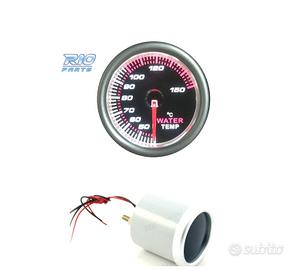 TERMOMETRO TEMPERATURA ACQUA SFONDO NERO ILLUMINAT