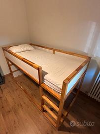Letto Singolo Rialzato completo di materasso
