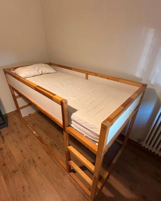 Letto Singolo Rialzato completo di materasso