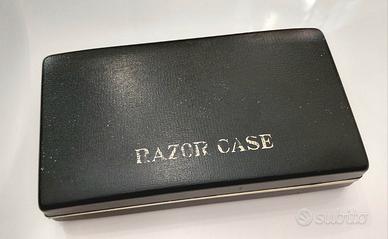 Scatola porta rasoi vintage