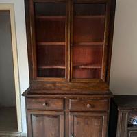 Credenza in legno massello di noce dim.109x39