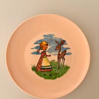 Piatto per bambini in melamina, anni ‘60