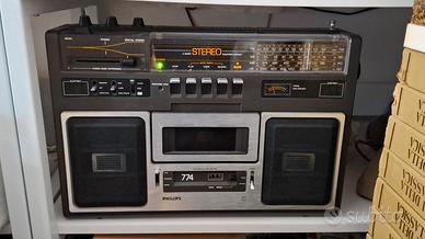 Stereo Anni '70 Philips con casse originali