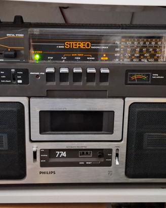 Stereo Anni '70 Philips con casse originali