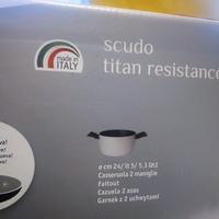 Casseruola 24 cm 2 maniglie Titan