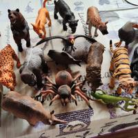 Set animali selvaggi plastica dura 