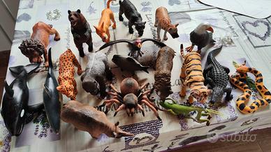 Set animali selvaggi plastica dura 