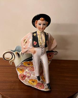 Statuetta di gitano anni 40 a firma G. Girardi