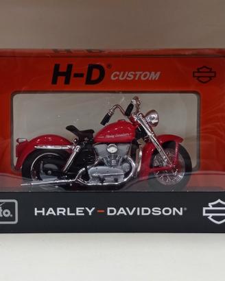Modellino Harley Davidson HD Custom K Model 1952