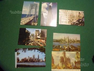 8 cartoline New York anni '50