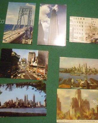8 cartoline New York anni '50