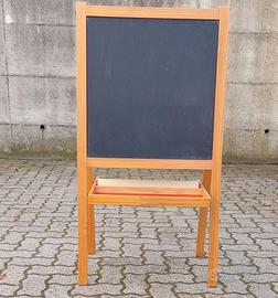 Lavagna double face con rotolo di carta compreso