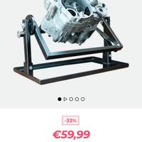 Cavalletto manutenzione motore moto