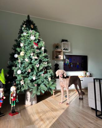 Albero di Natale in PVC effetto aghi di pino