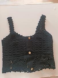 top fatto ad uncinetto 