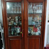 Vetrina arte povera di  rovere  dell arte Brianza