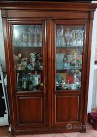 Vetrina arte povera di  rovere  dell arte Brianza