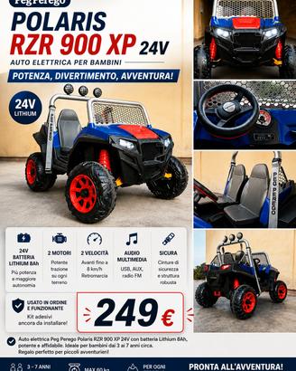 Polaris Peg Perego 2 posti 24v