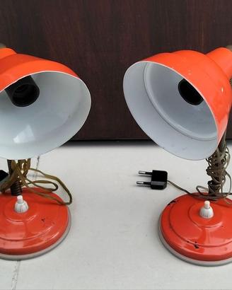 Lampade da tavolo anni '70 su stile industriale