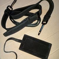 tracolla nera per borsa Prada 