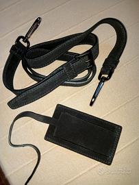 tracolla nera per borsa Prada 