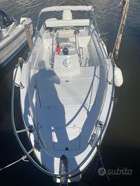 BARCA 6 METRI CON MOTORE JOHNSON E CARRELLO