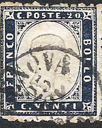 REGNO n. 2 - indaco. CV 50,00.