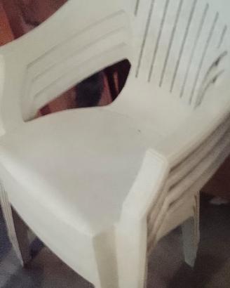 Sedie di plastica