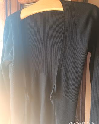 cardigan nero da donna 