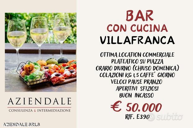 Aziendale - bar con cucina a villafranca