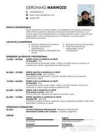 Aiuto barman - camariere