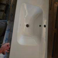 
Lavabo sospeso in ceramica Tempo H170 – 96 cm – p